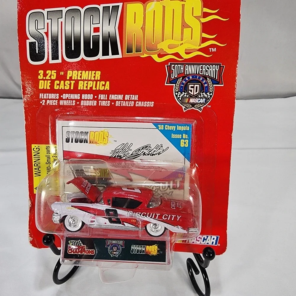 Racing Champions 1:64 Stock Rods , Hut Stricklin Circuit City '58 Impala IS 63